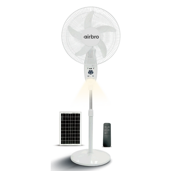 FSA-18 Airbro Solar Rechargeable 18" AC/DC Pedestal Fan